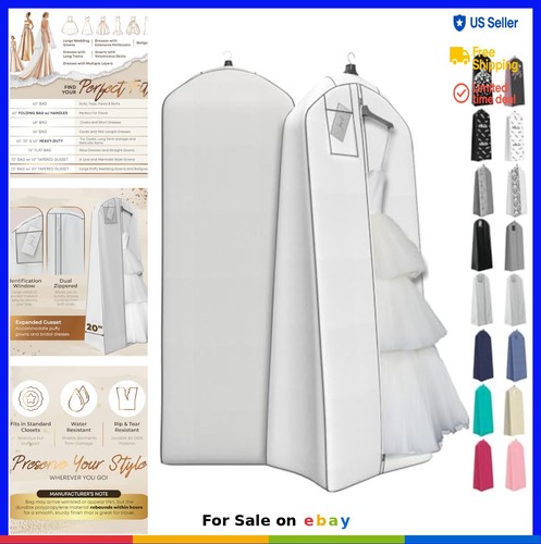 Wedding dress garment bag - bag, 72