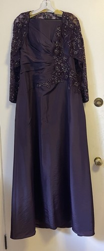 Purple prom dress evening gown - prom,