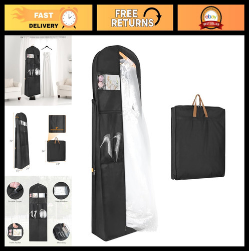 Wedding dress garment bag - 72",